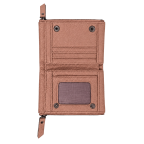 WOVEN BIFOLD WALLET - TERRACOTA