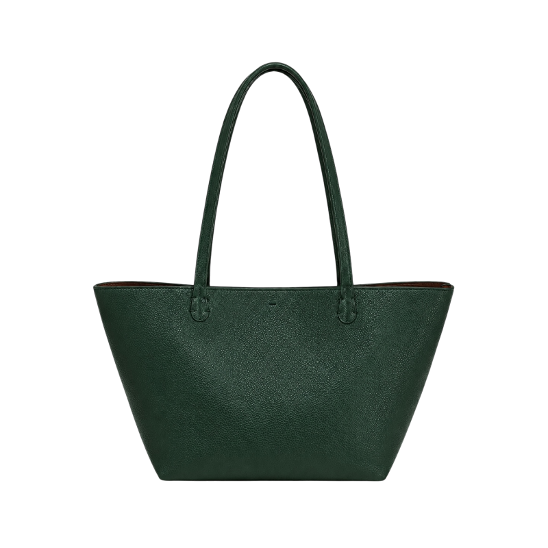 REVERSIBLE TOTE BAG W/ REMOVABLE ORGANIZER - GREEN