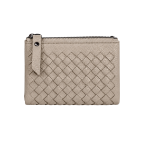 WOVEN BIFOLD WALLET - TAUPE