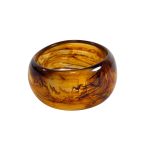 SWIRL RESIN BANGLE - AMBER