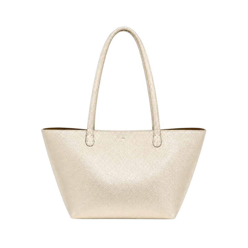 REVERSIBLE TOTE BAG W/ REMOVABLE ORGANIZER - PEARL/BLUSH