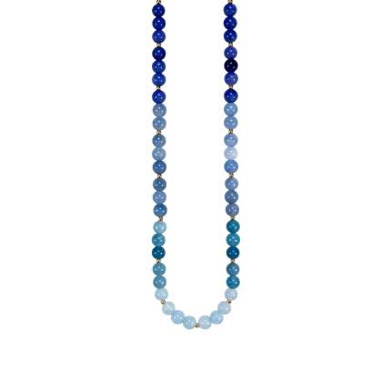 MOSAIC BEADED NECKLACE - OCEAN