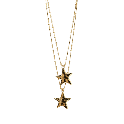 DOUBLE STAR NECKLACE PENDANT