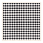 GINGHAM BANDANA - BLACK / WHITE
