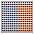 GINGHAM CHECK BANDANA - RUST / NAVY