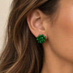 CHRISTMAS GIFT BOW STUD EARRING TRIO