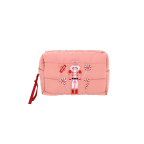 QUILTED COSMETIC BAG - NUTCRACKER