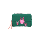 QUILTED COSMETIC BAG - ORNAMENT