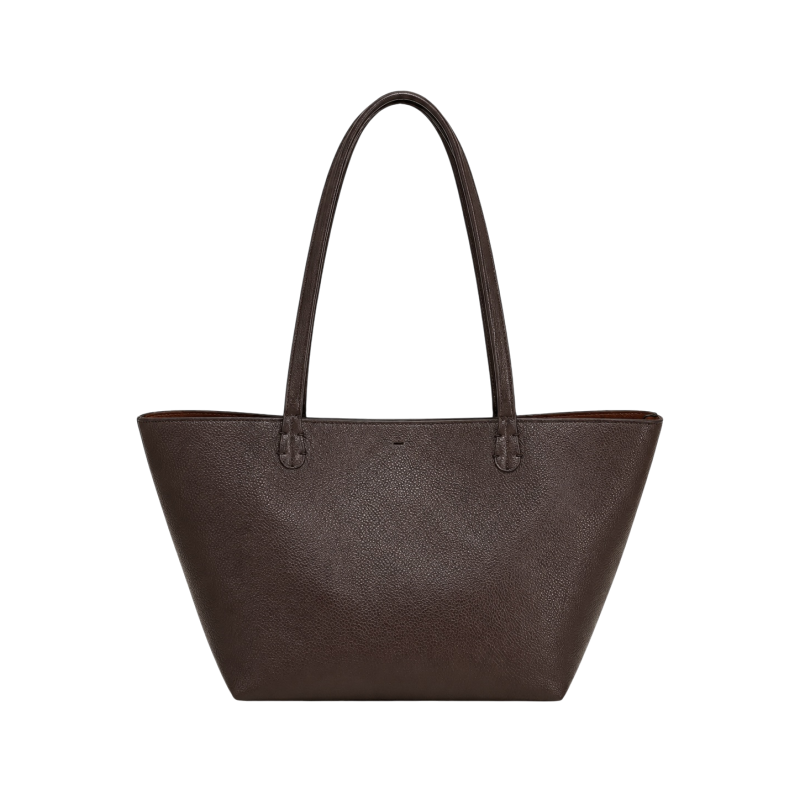 REVERSIBLE TOTE BAG W/ REMOVABLE ORGANIZER - COFFEE
