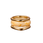 SQUARE BANGLE STACK - GOLD & MARBLED