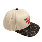 SANTA'S TAB LEOPARD PRINT BRIM HAT