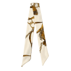 TWILLY SCARF - IVORY EQUESTRIAN CHAIN