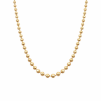 BEADED NECKLACE - GOLD DIPPED 