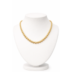 BEADED NECKLACE - GOLD DIPPED 