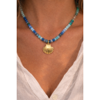 BEADED NECKLACE - SHELL 