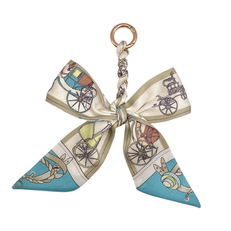 BOW KEYCHAIN - TURQUOISE 