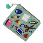 SEED BEAD COIN BAG - ABC 