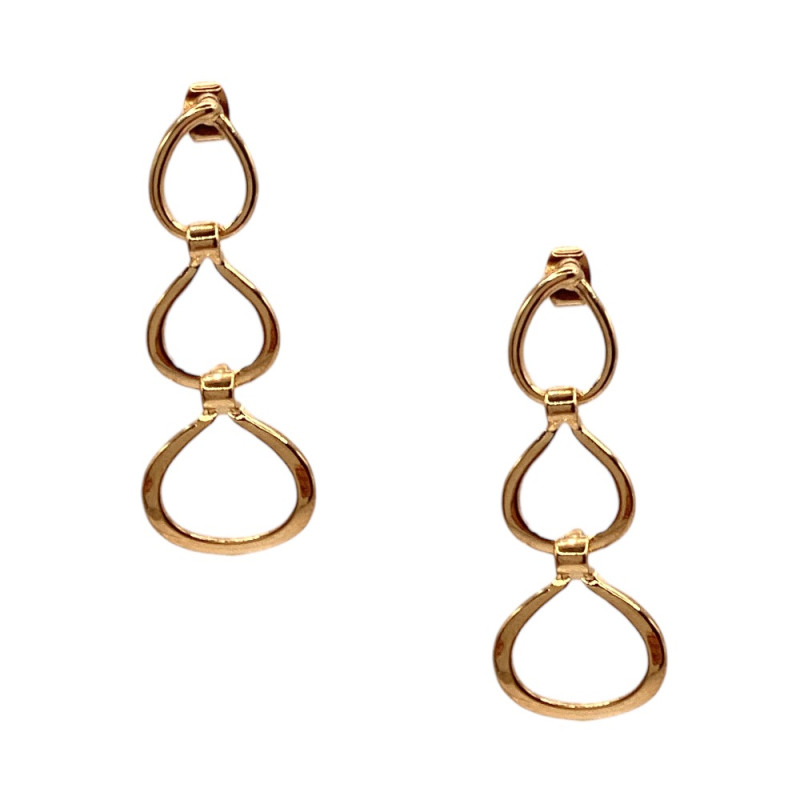 GOLD DIPPED EARRINGS - GOLD 