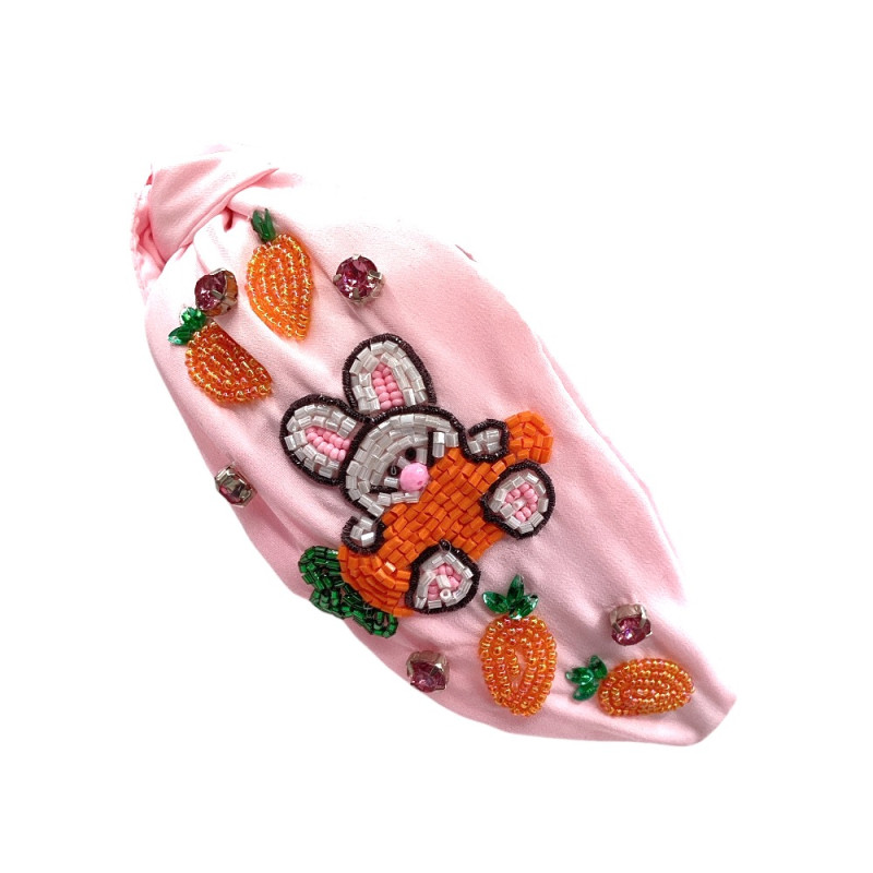 EASTER KNOT HEADBAND - PINK 