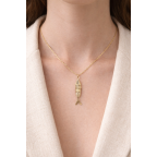 FISH NECKLACE - GOLD 