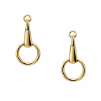 HORSEBIT EARRINGS - GOLD 