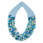 MAGNETIC CLASP NECKLACE - BLUE