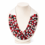 MAGNETIC CLASP NECKLACE - RED