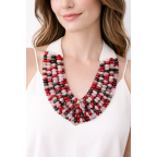 MAGNETIC CLASP NECKLACE - RED