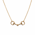 HORSEBIT NECKLACE- GOLD 
