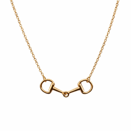 HORSEBIT NECKLACE- GOLD 