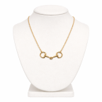 HORSEBIT NECKLACE- GOLD 