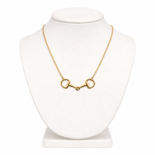 HORSEBIT NECKLACE- GOLD 