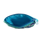 SEED BEAD COIN BAG - SHELL 