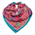 SILK SCARF - FUCHSIA