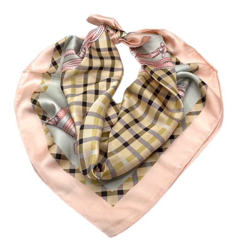 SILK SCARF - LIGHT PINK 