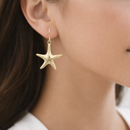 STARFISH EARRINGS - GOLD 