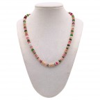 STONE NECKLACE - MULTI COLORS 