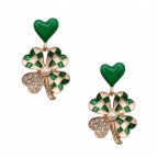 ST. PATRICK'S EARINGS -HEART 