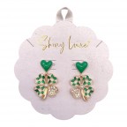 ST. PATRICK'S EARINGS -HEART 