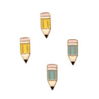 STUD EARRINGS SET - PENCIL 