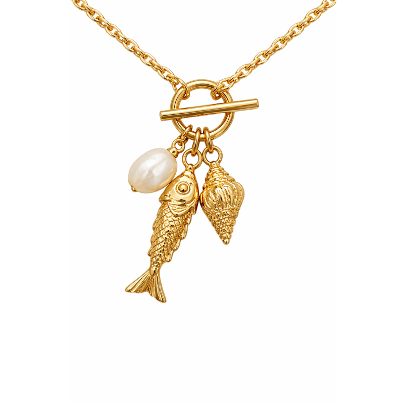 TOGGLE NECKLACE - FISH 