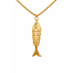 FISH NECKLACE - GOLD 