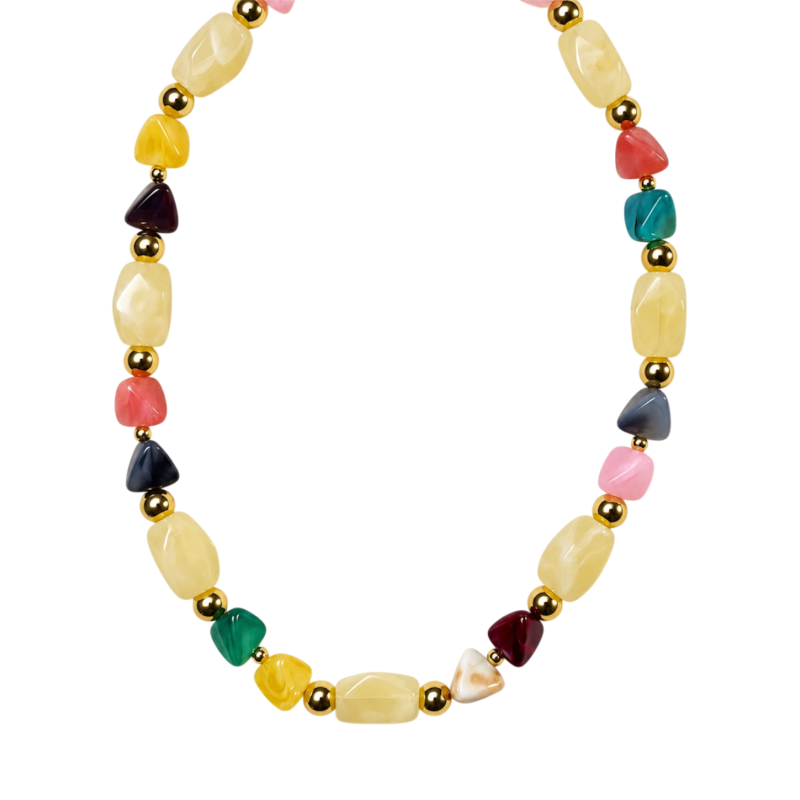 BEADED NECKLACE - MOSAIC MUSE