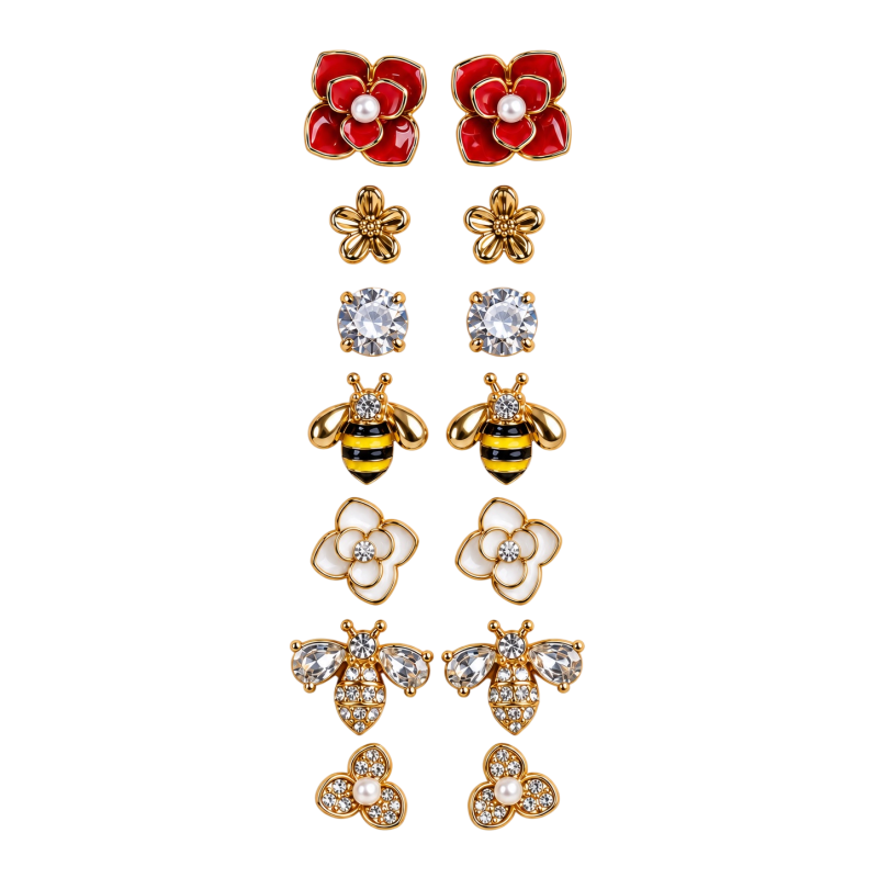 GARDEN CHARM EARRING SET