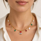 GOLD-TONE NUTCRACKER CHARM NECKLACE