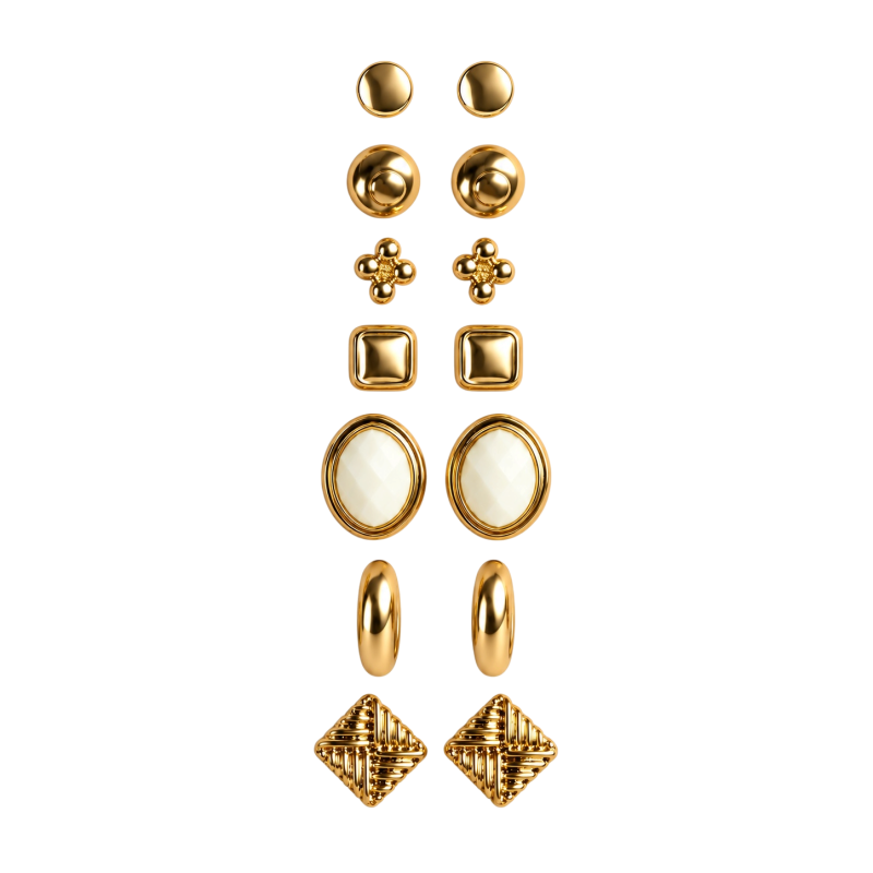 GOLDEN GRACE EARRING SET