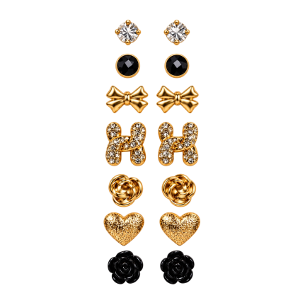 MIDNIGHT CHARM EARRING SET