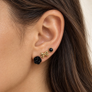 MIDNIGHT CHARM EARRING SET