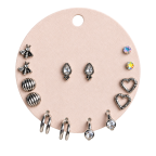 SILVER MUSE EARRING SET