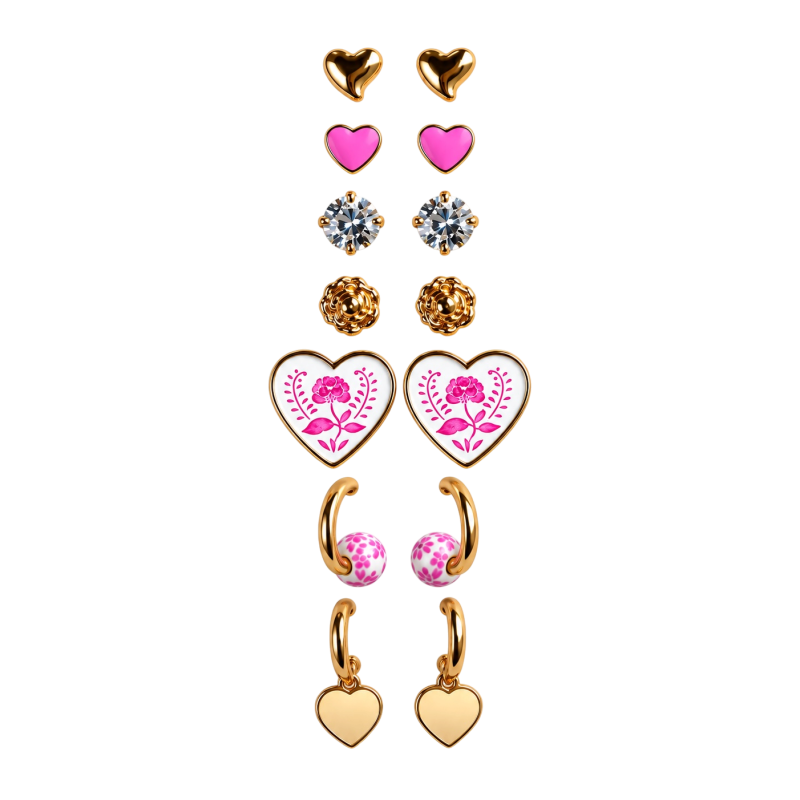 SWEETHEART BLOOM EARRING SET